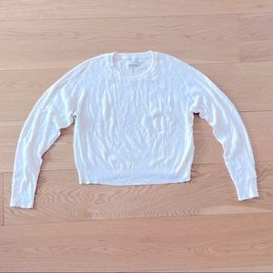 Babaton cropped cashmere blend sweater